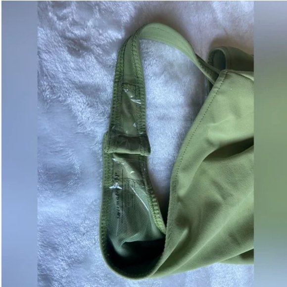 NWT Free People | Keep It Sleek Bodysuit in Oasis Green Size L - Picture 5 of 6